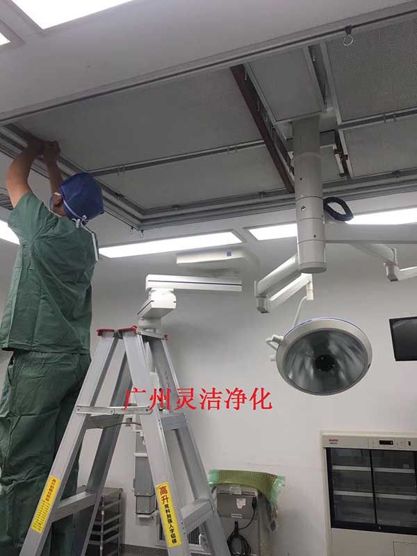 我司為惠州市中心醫院手術室層流中高效黄瓜视频网页版更換安裝圓滿結束